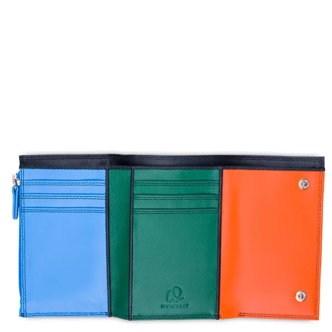 Portefeuille Rfid A Trois Volets Homme Avec Zip Nappa Burano | Mywalit Store