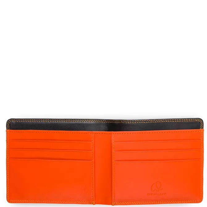 Portefeuille Standard Horizontal Rfid Pour Homme Noir-Orange | Mywalit Cheap