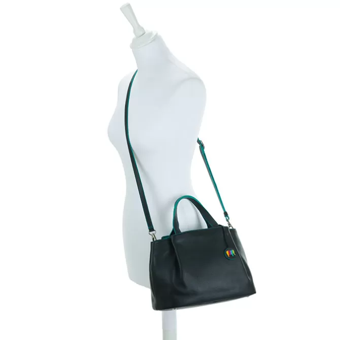 Sac À Main Verona Moyen Format Black Pace | Mywalit Clearance